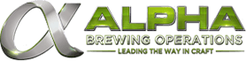 Alpha Brewing Operations Logo Professional Brewing and Beverage Canning